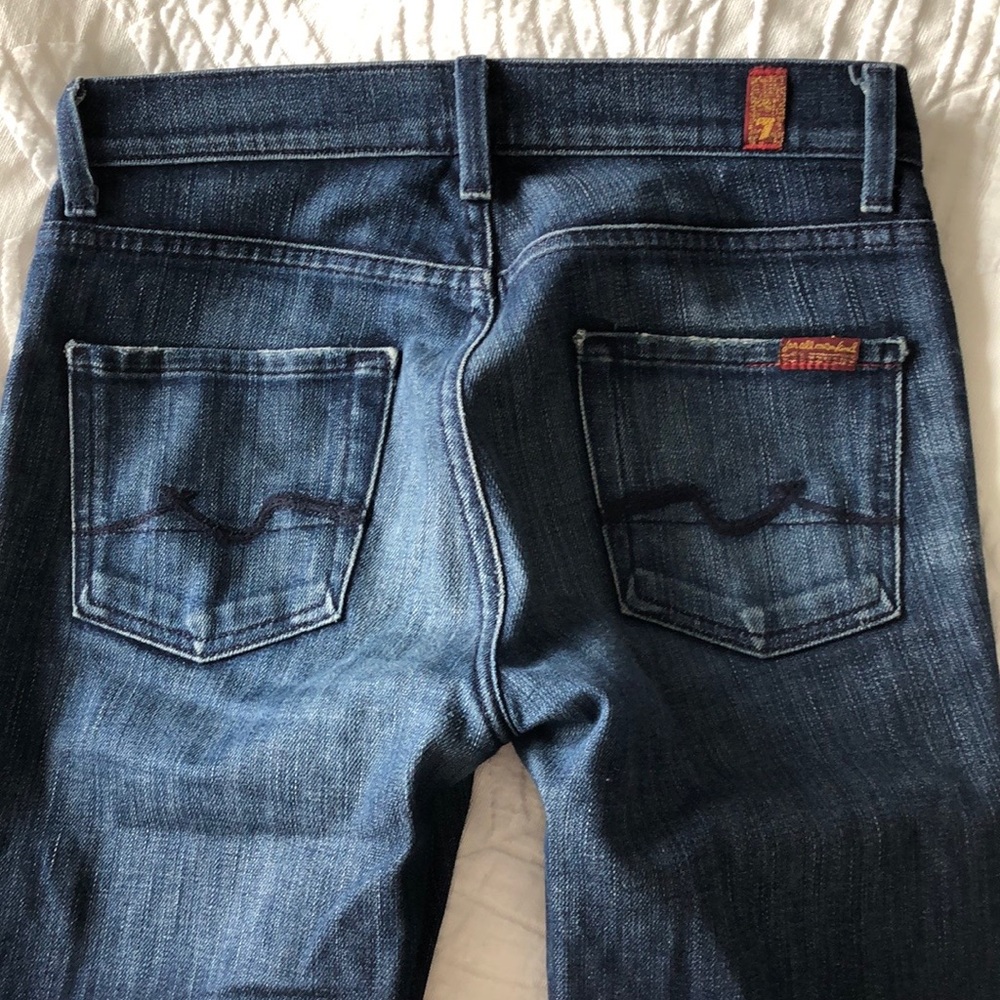 7 for all mankind high waist bootcut jeans